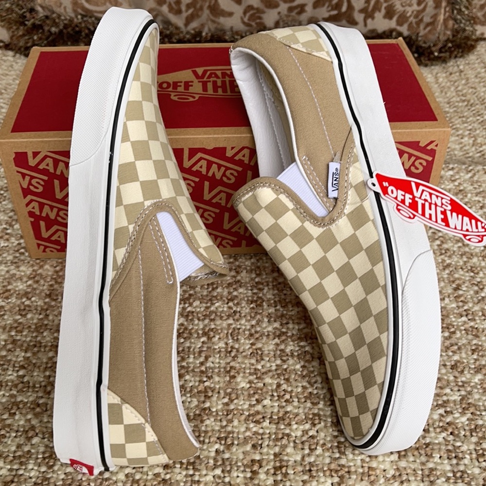 Vans Classic Slip-On Checkerboard Incens/Trwht Men - Picture 12 of 16